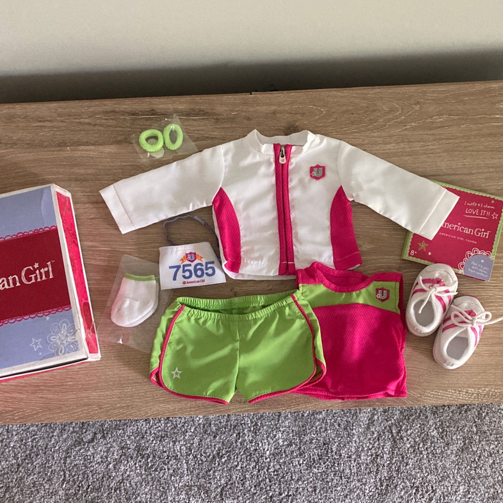 New My American Girl doll 2-in-1 Track Outfit Set